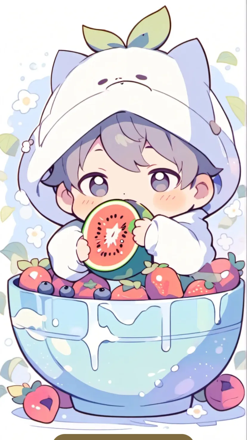 ai character: Fruit Baby  background
