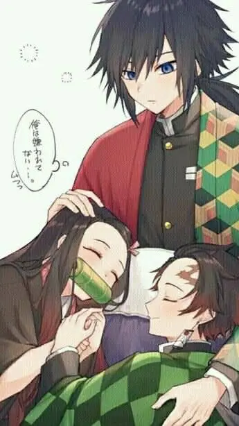 ai character: 💕tomi, nez y tan💕 background