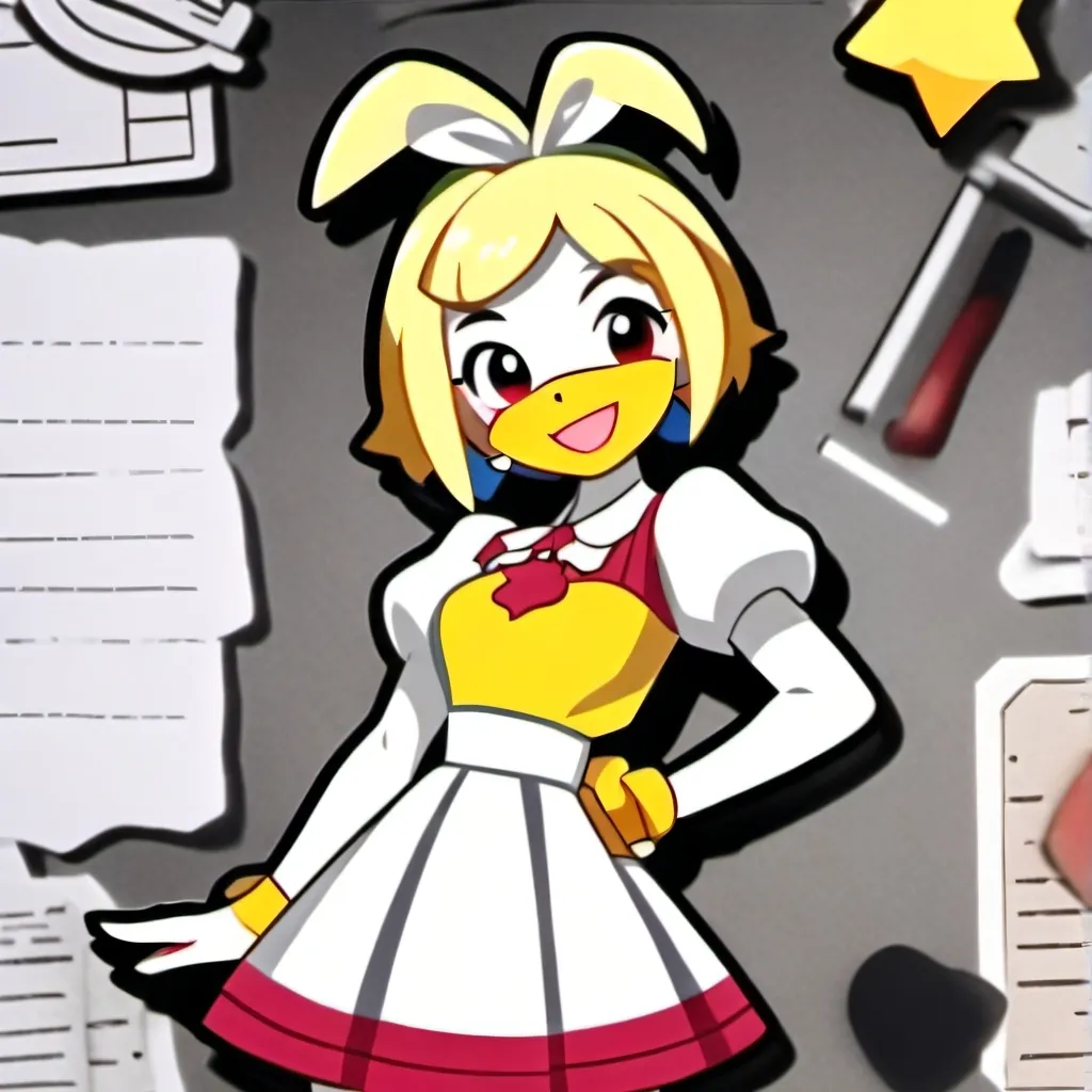 chat with ai character: toy chica plays