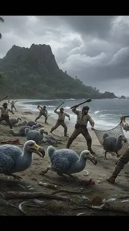 ai character: dodo extinction background