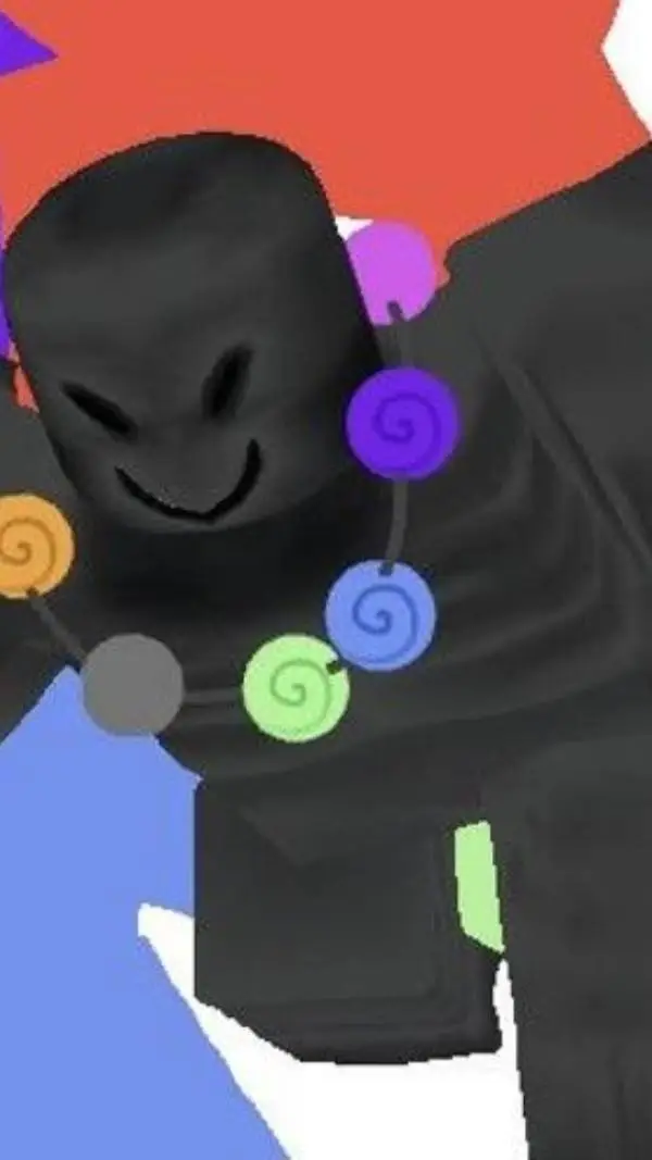 ai character: Color and eletric. background