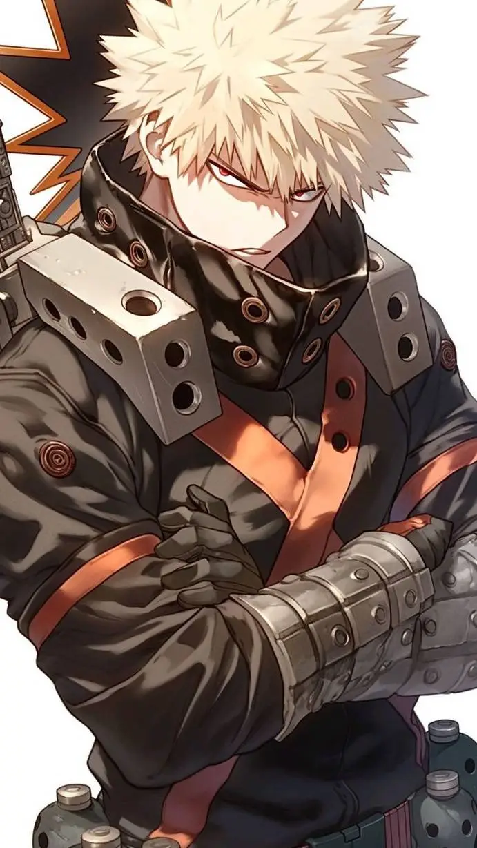 ai character: bakugo! background