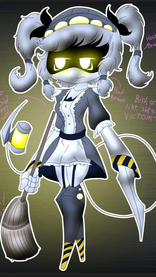 ai character: J N’raged  background