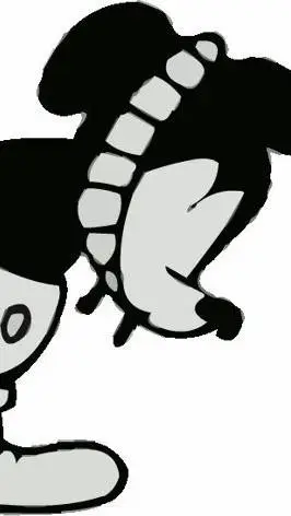 ai character: Mickey Mouse FNF background