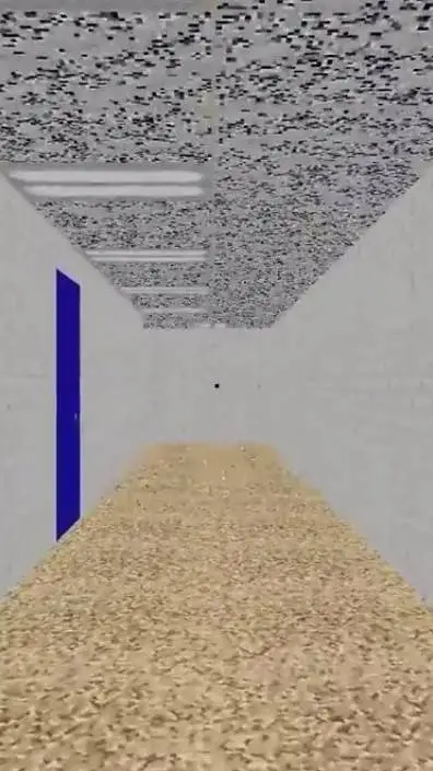ai character: Baldi desnudo background