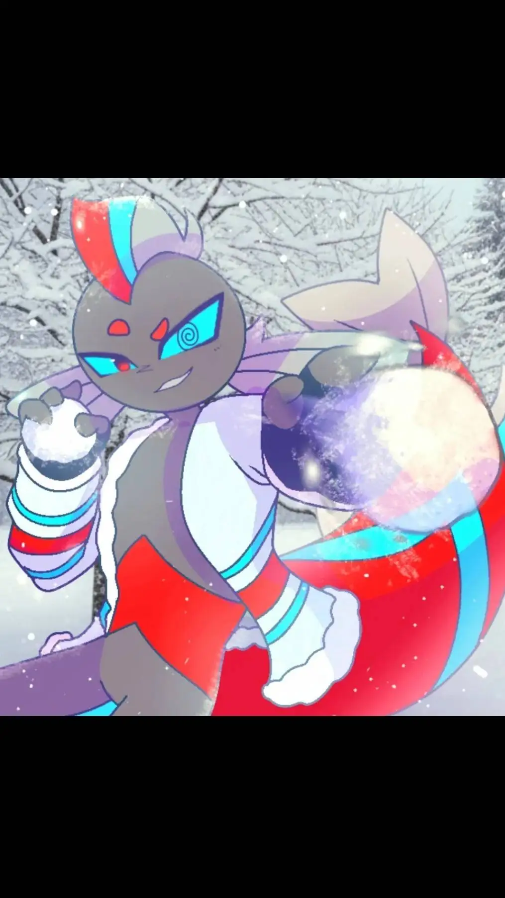 ai character: Neón  background