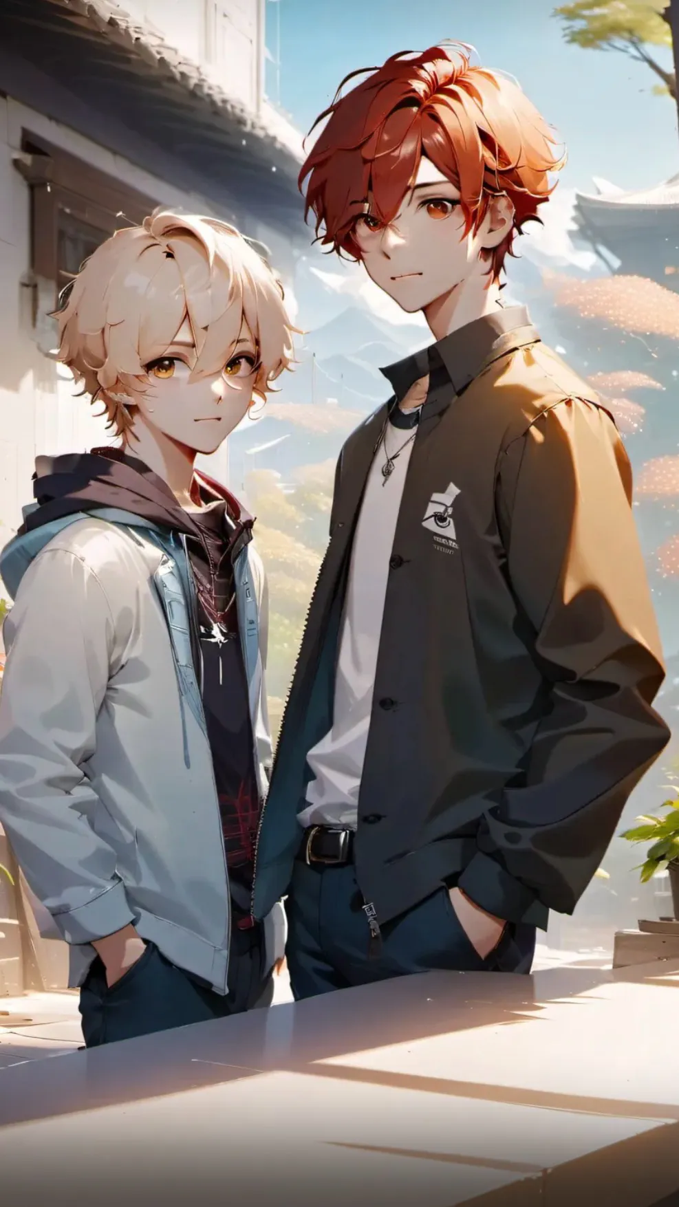 ai character: Alex and Jax background