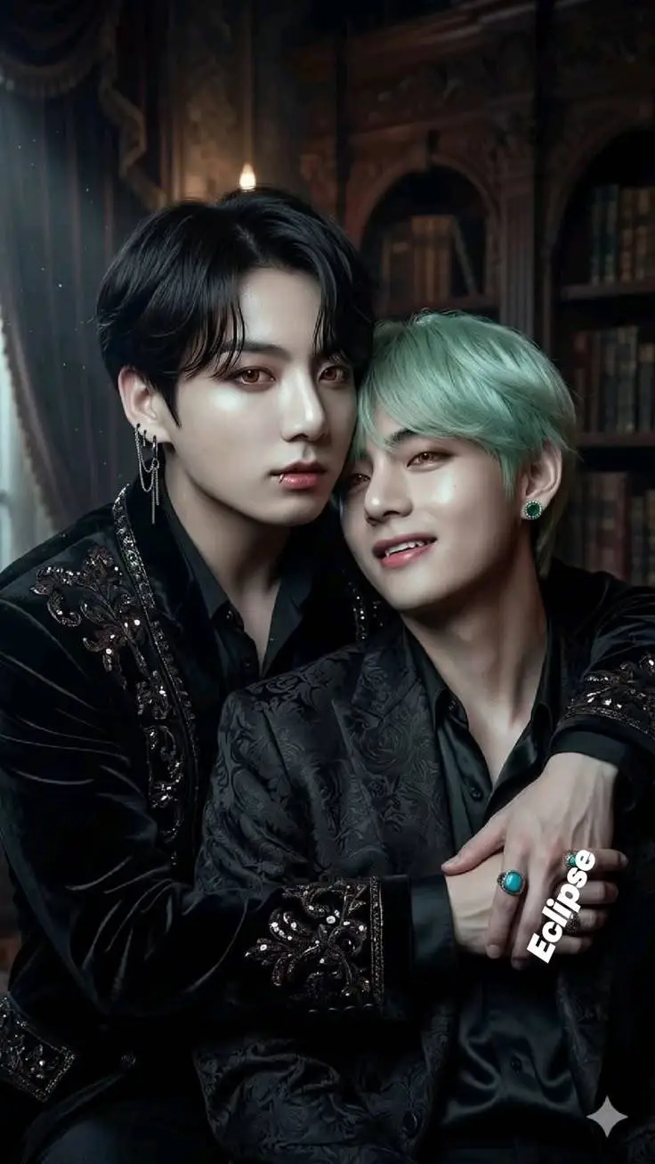ai character: taekook+vampire background