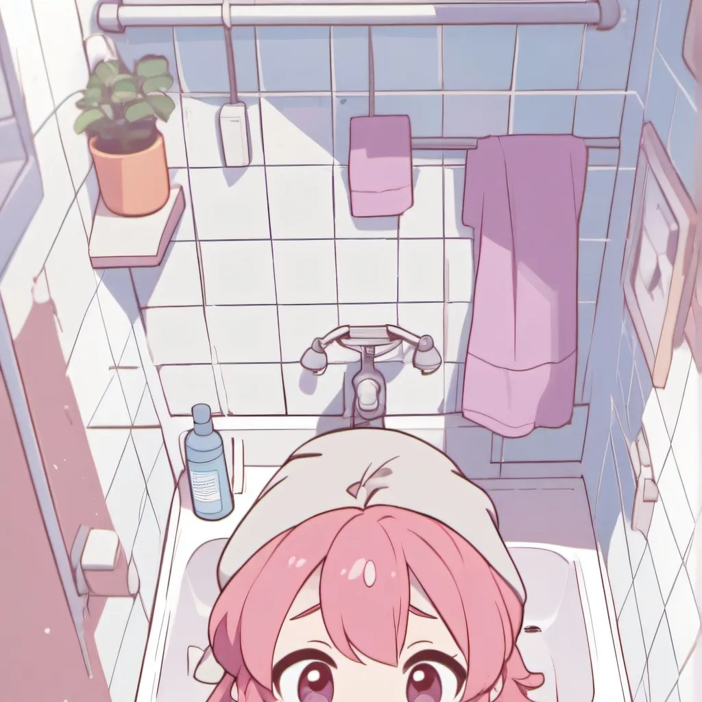 chat with ai character: bathroom 