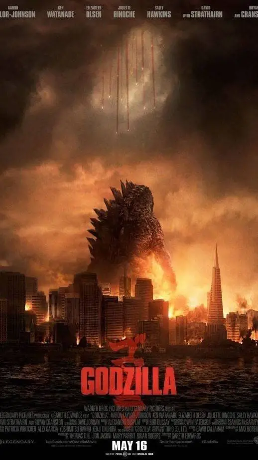 ai character: Godzilla background