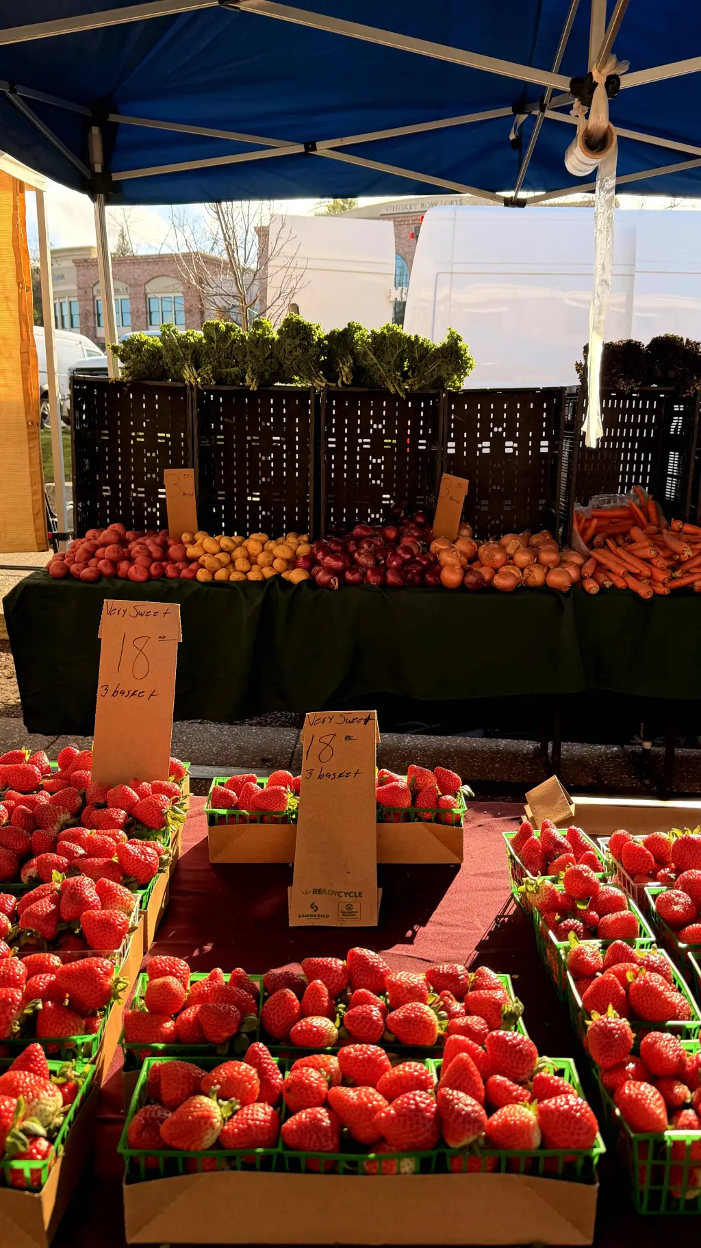 ai character: Strawberry Factory background