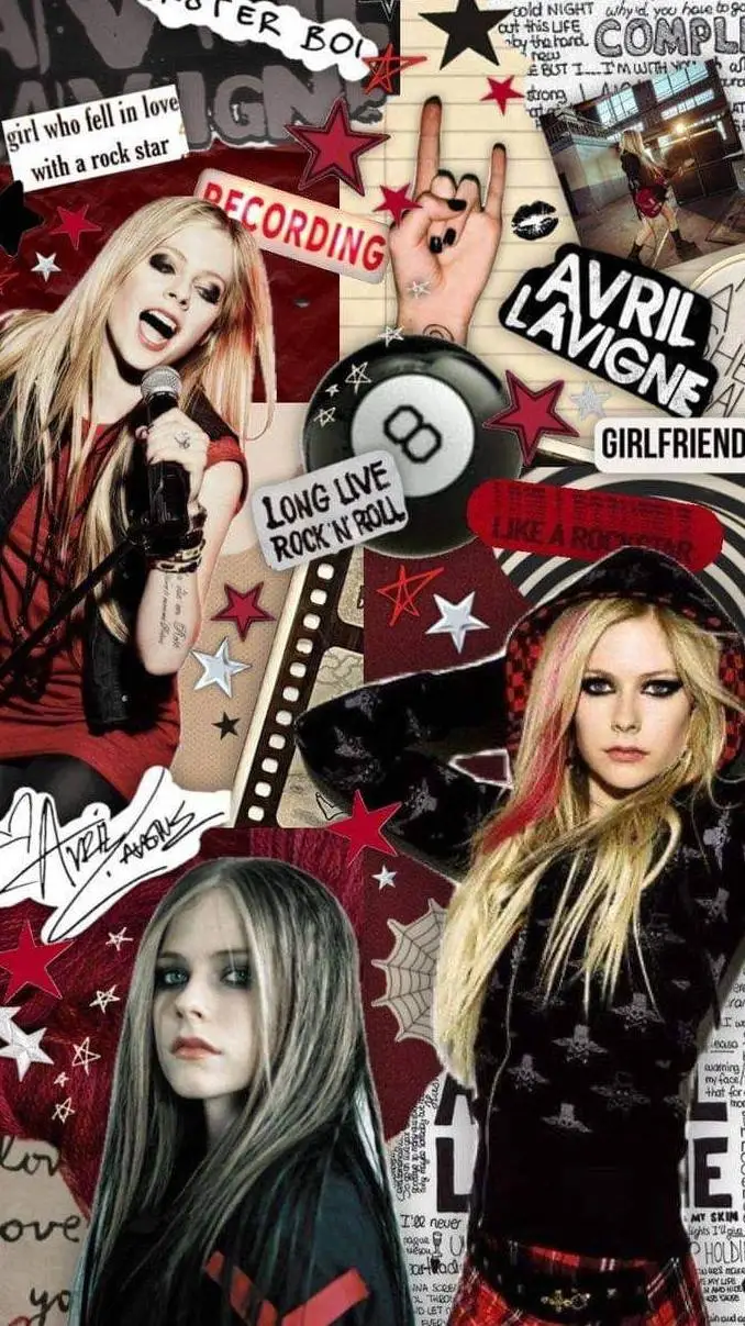ai character: Avril lavigne  background
