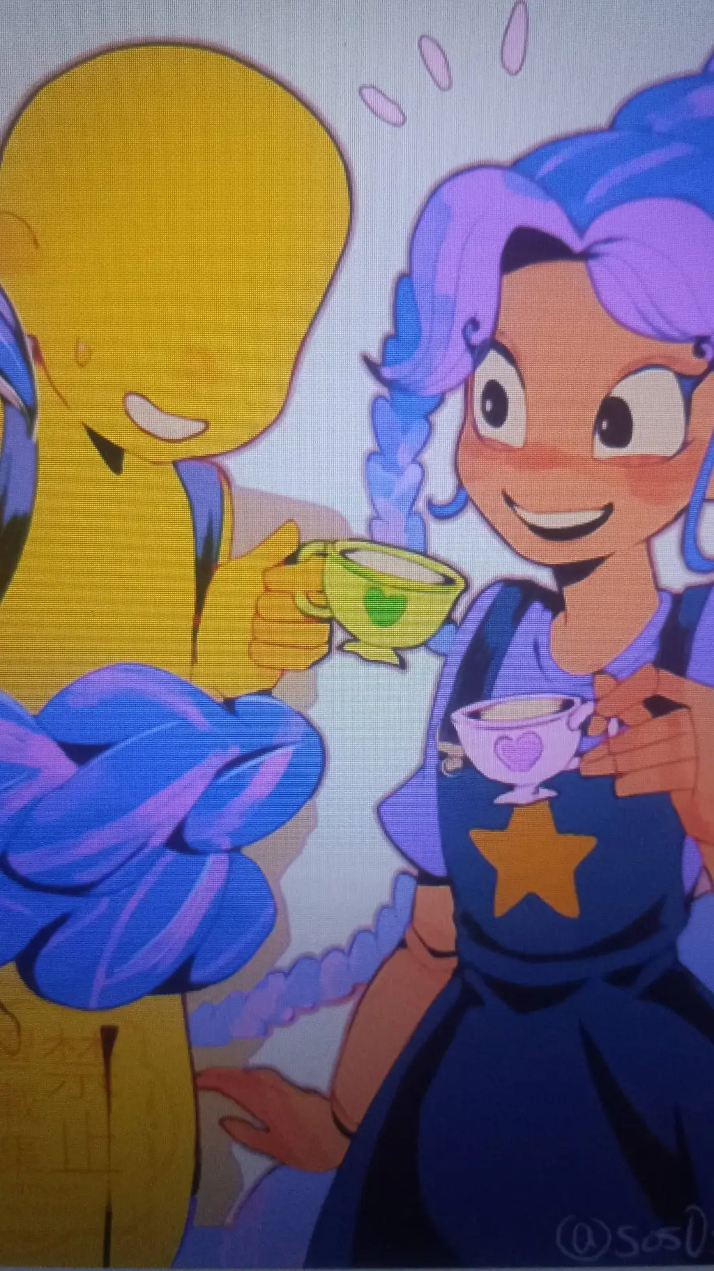 ai character: player x Lilly background