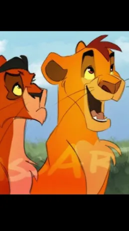 ai character: Mufasa and Taka! background