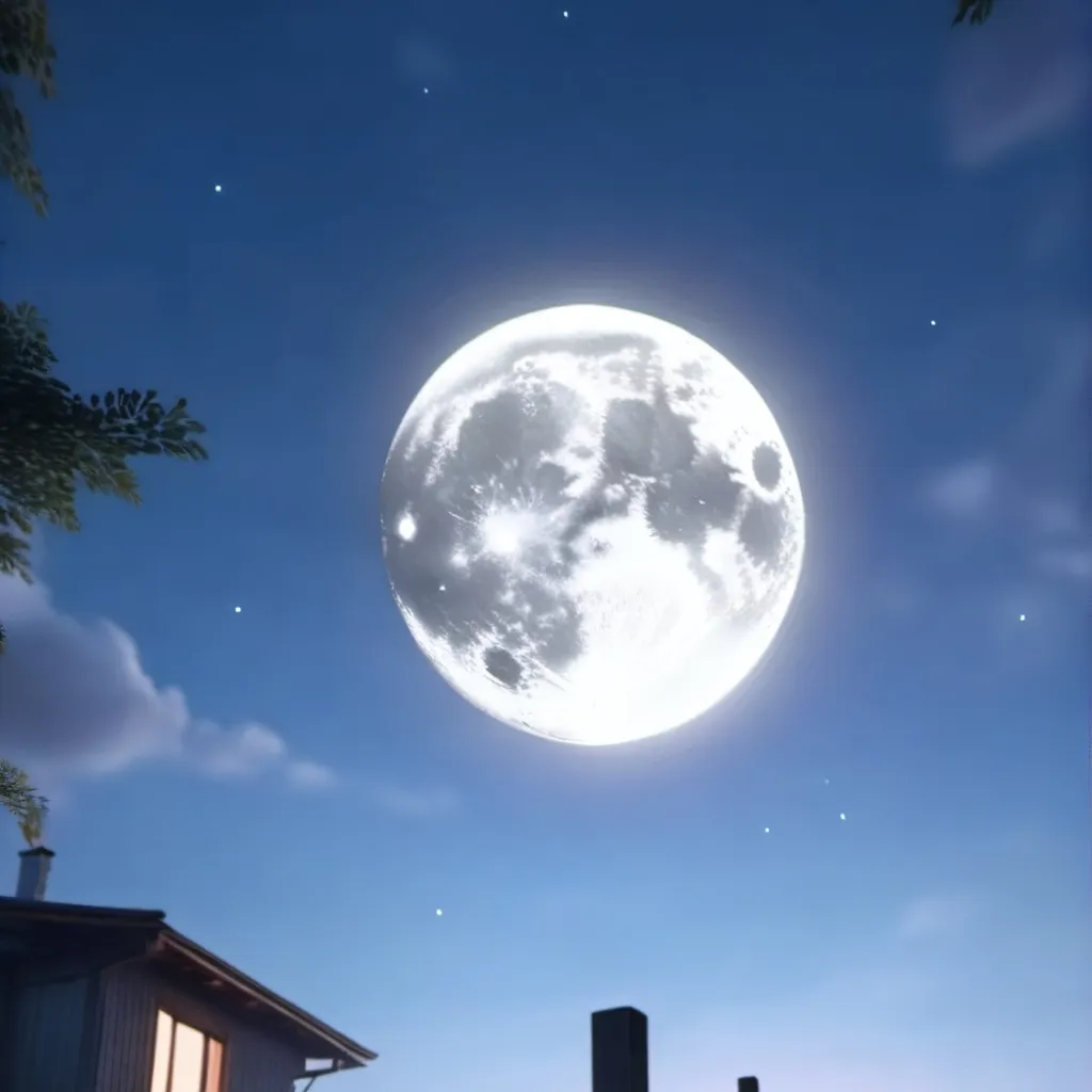 chat with ai character: Moon, your love.