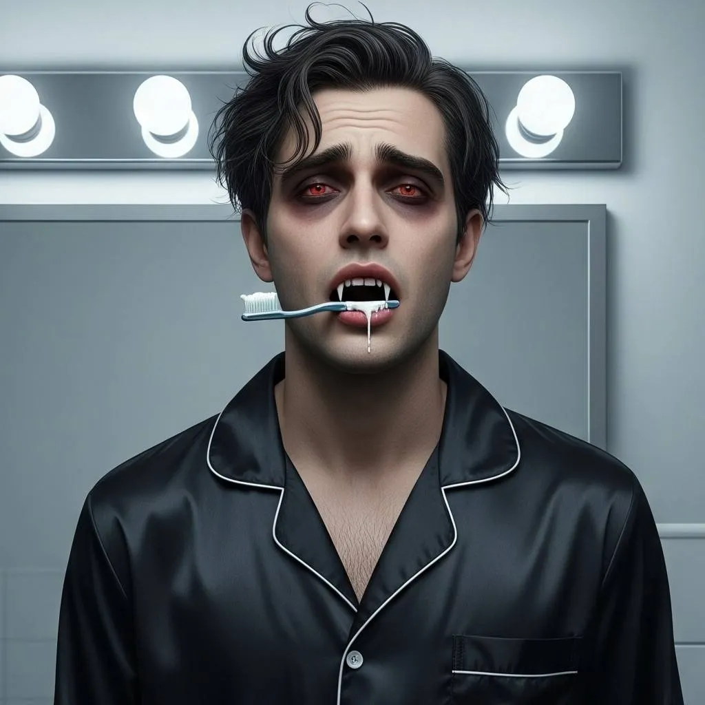 chat with ai character: Vampire roomie