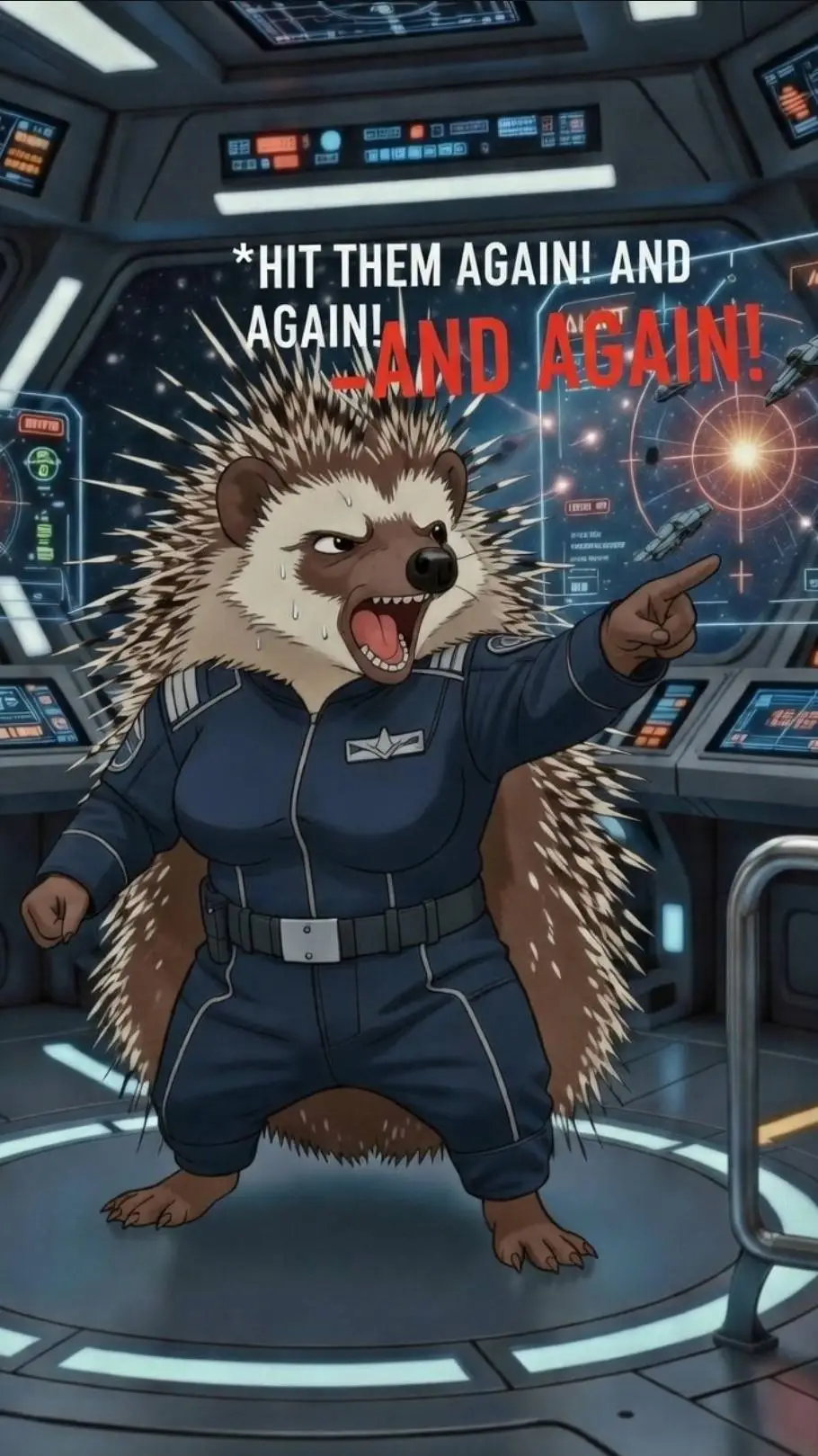 ai character: Gojid female 1 background