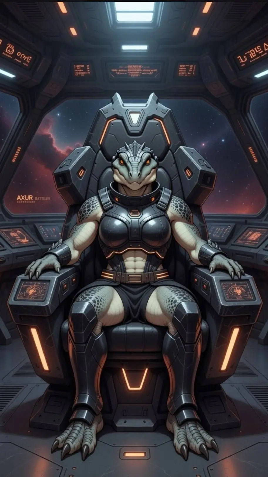 ai character: Axur female 1 background