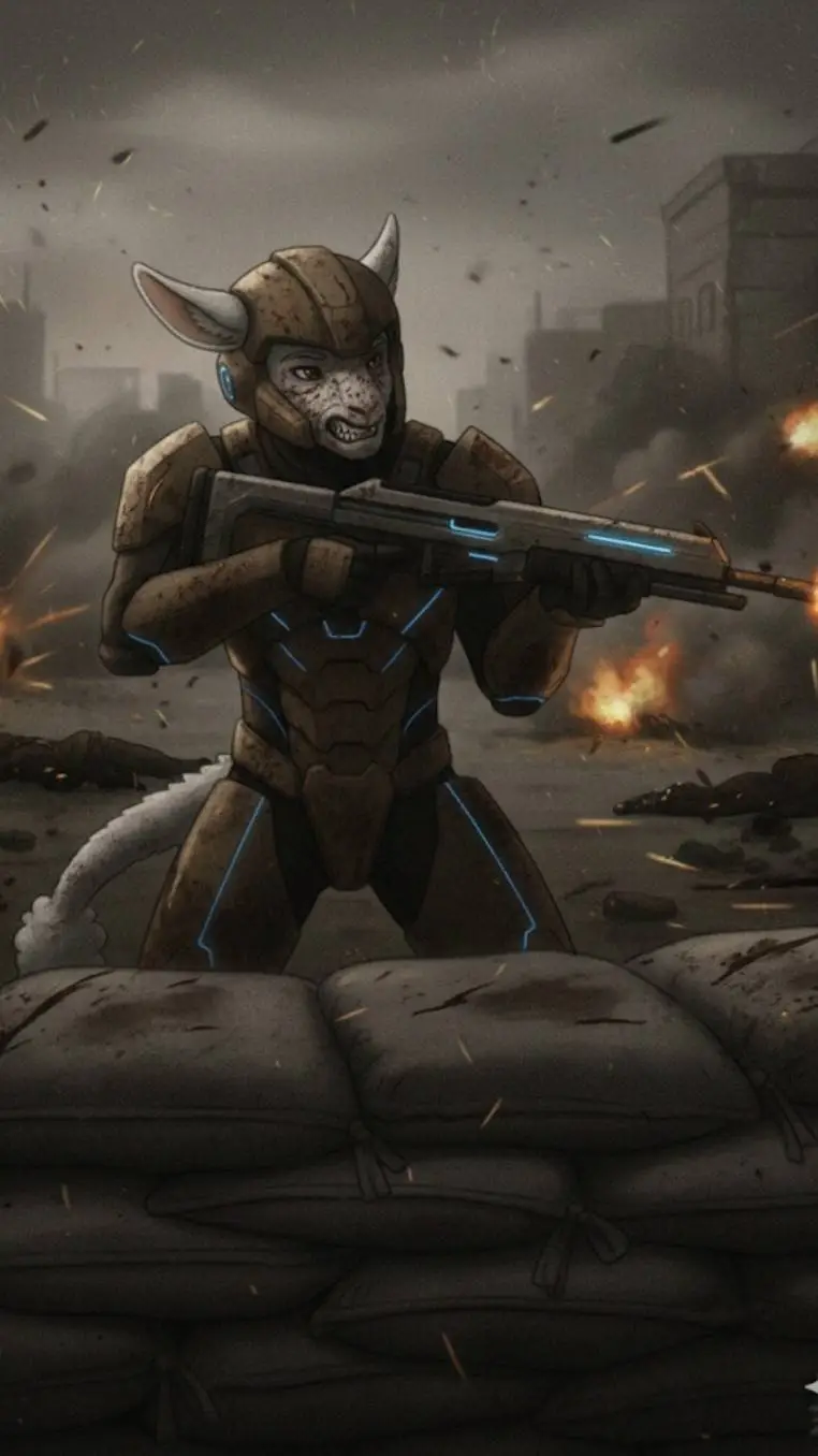 ai character: Venlil soldier 1 background