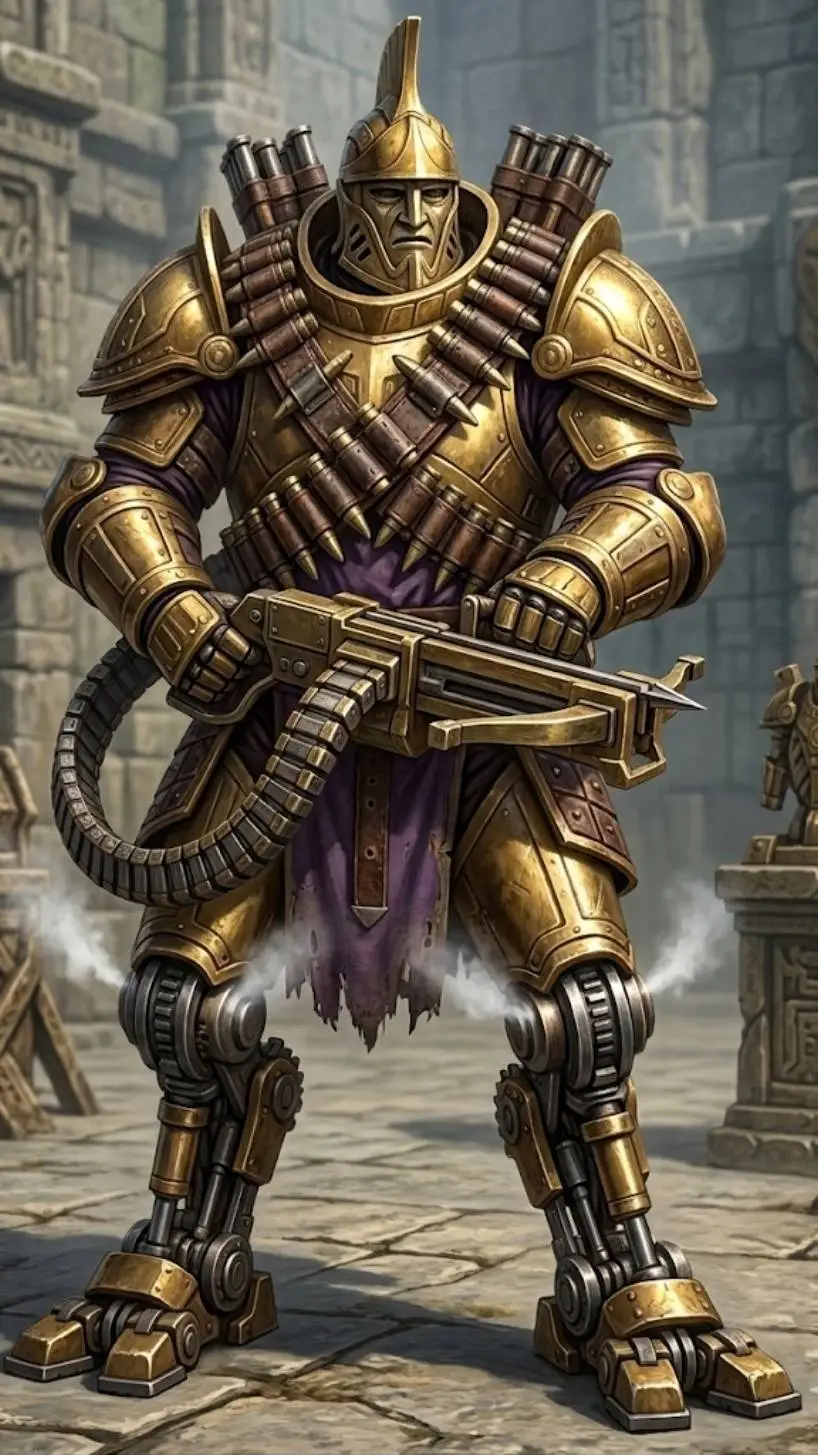 ai character: Dwemer heavygunner background