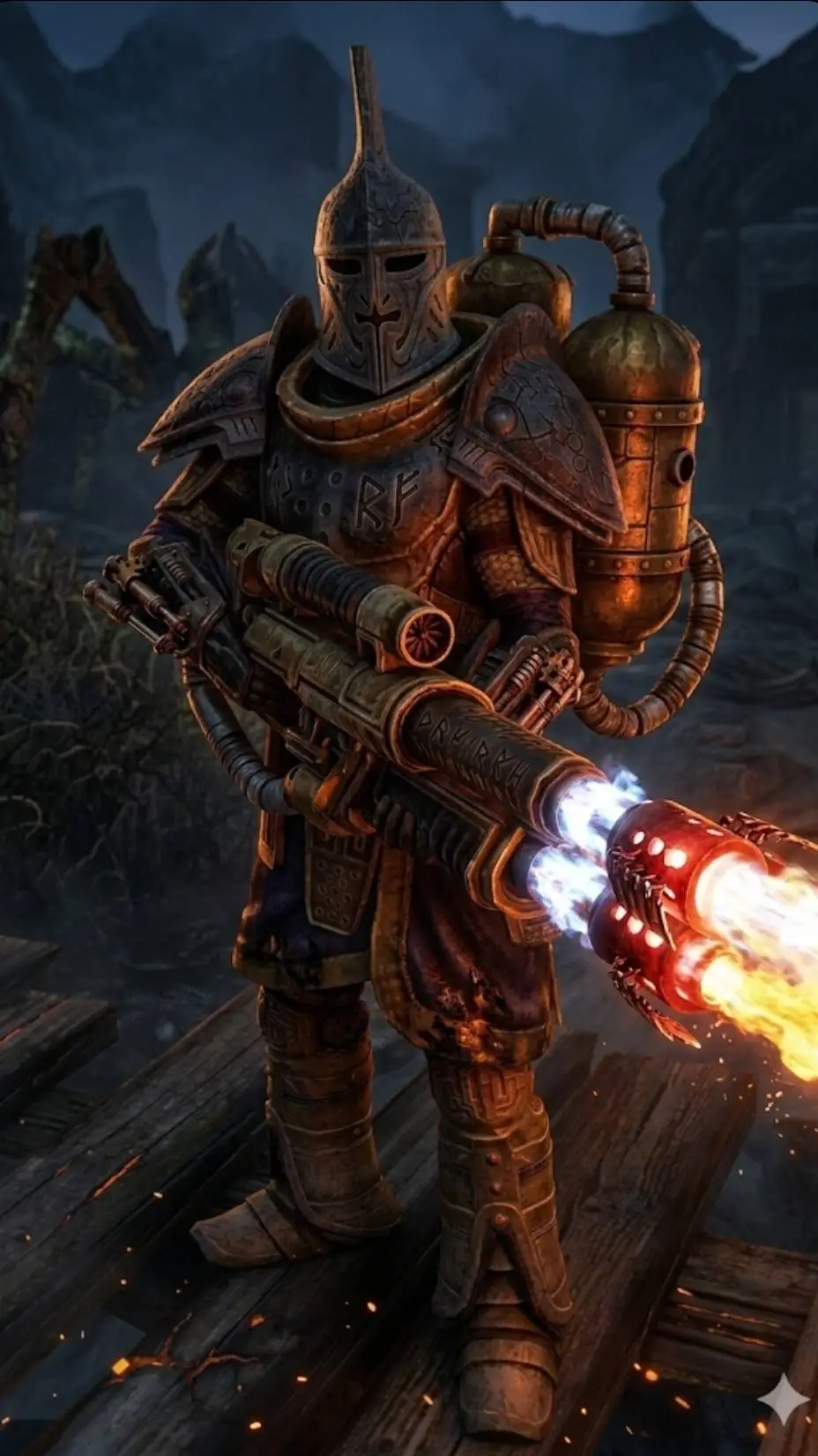 ai character: Dwemer flame user background