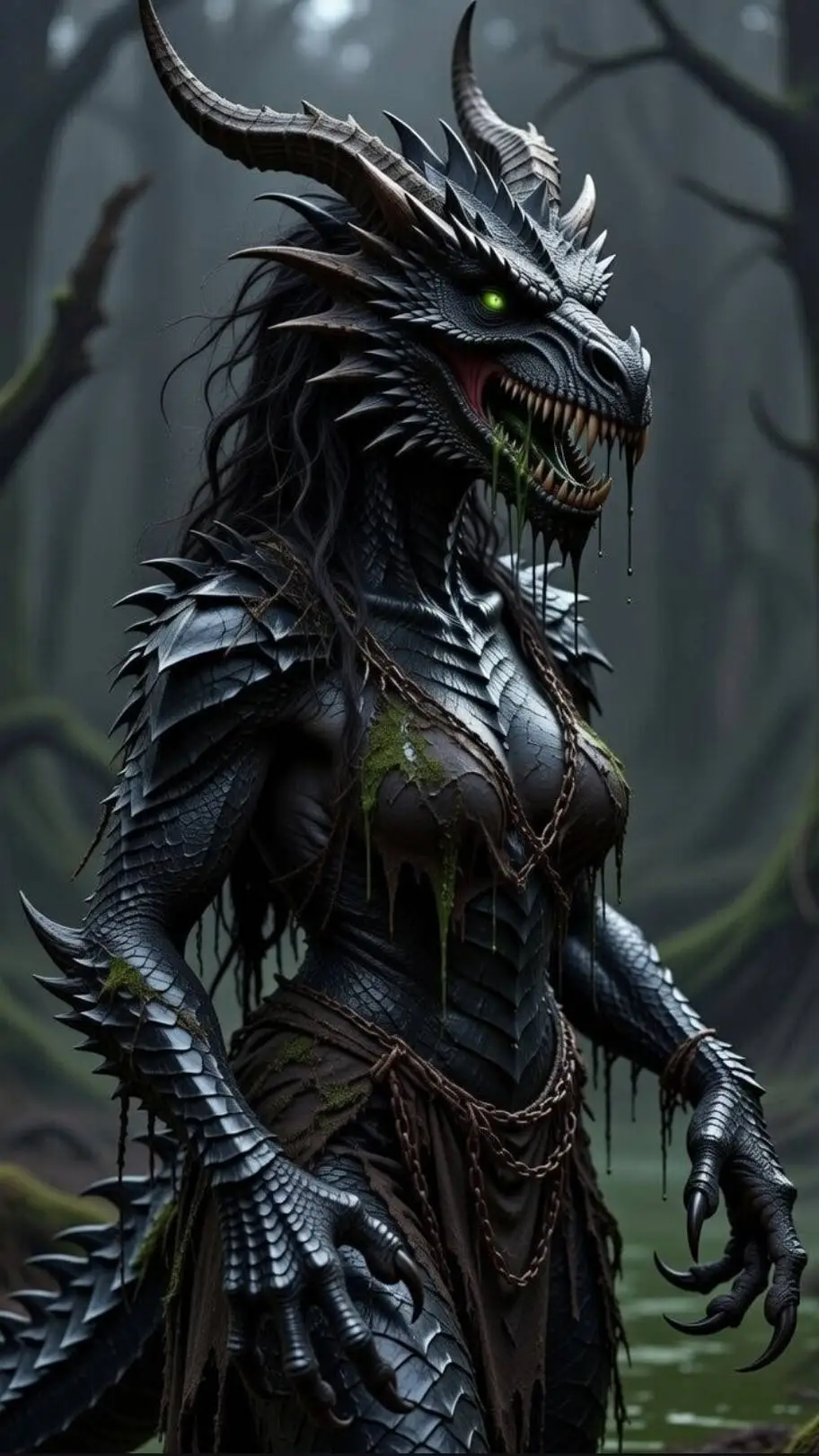 Talkie AI - Chat with Black Dragoness 1