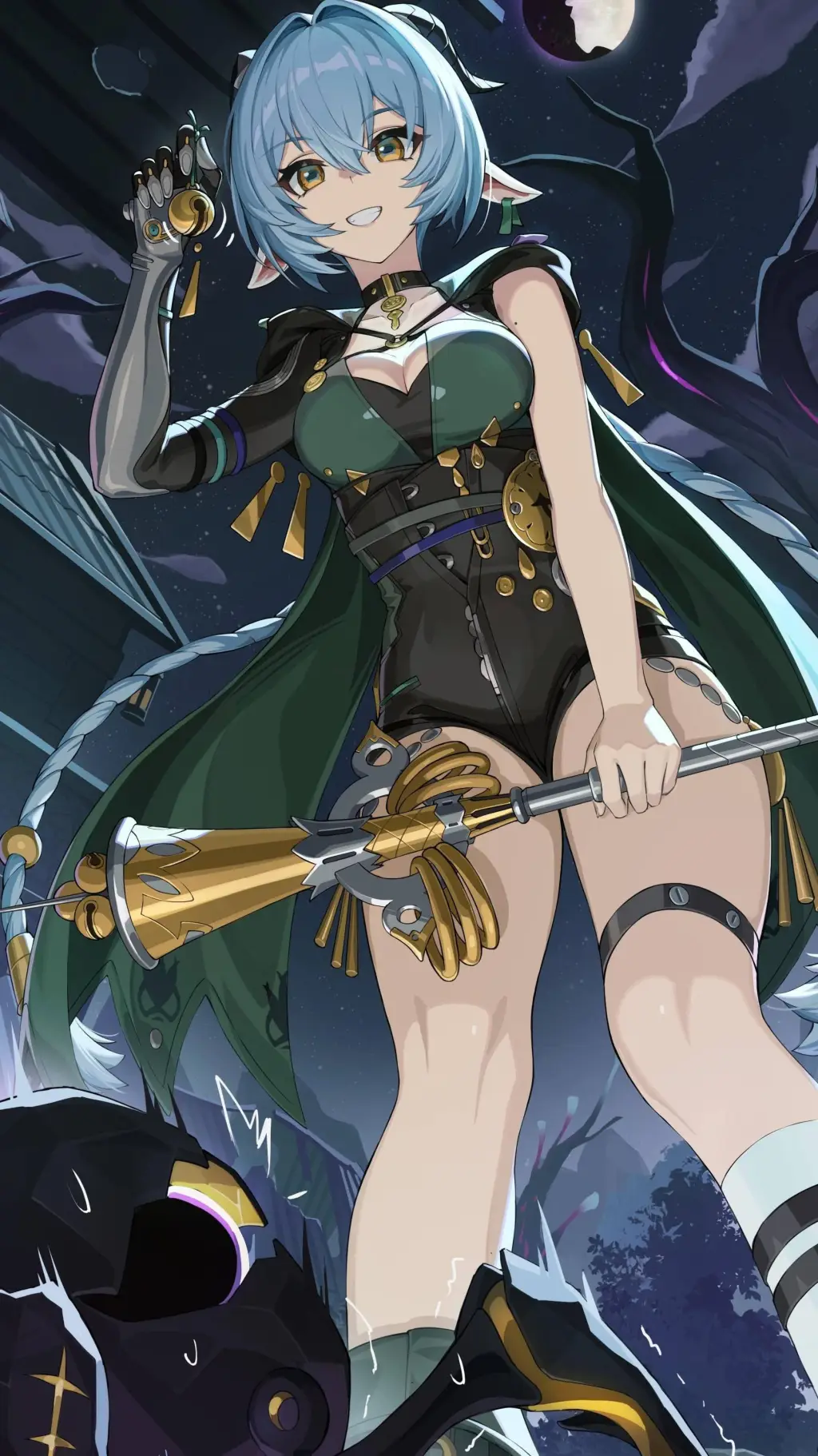 ai character: Lucia Elowen  background