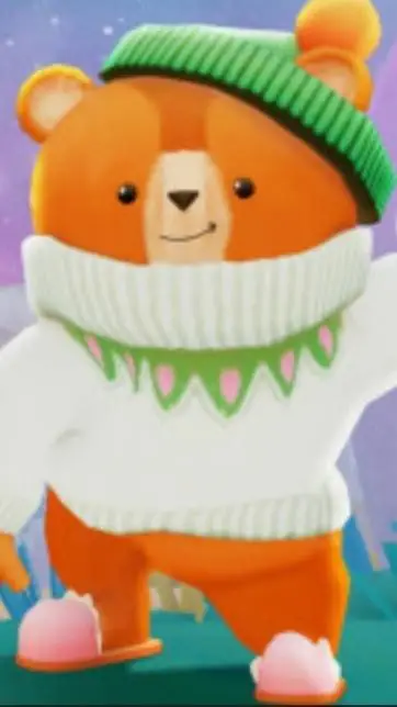 ai character: bear background