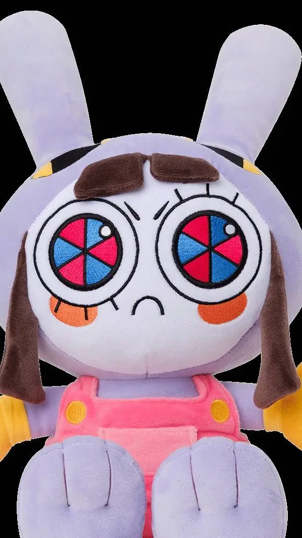 ai character: jax pomni plush background