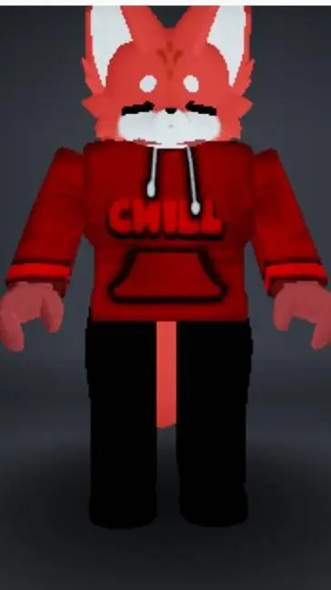 ai character: Red furry/Max background