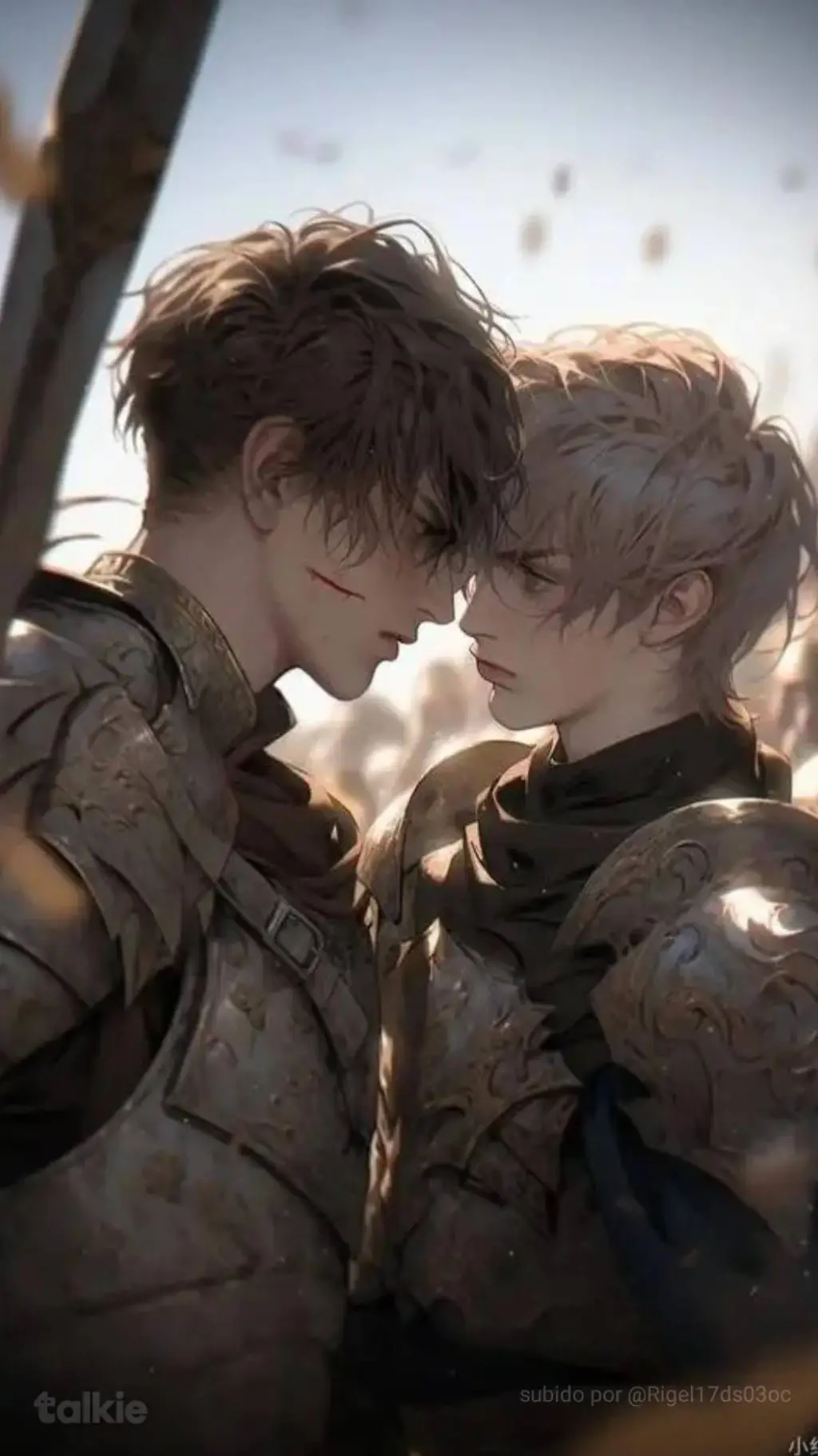 ai character: 🎀Hunter y Alan🏳️‍🌈 background