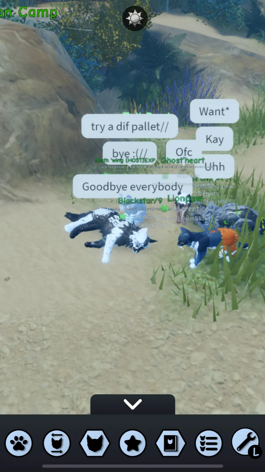 ai character: Blackstar background