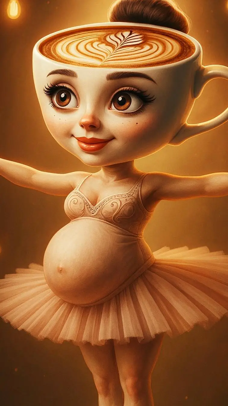 ai character: Balerina capuchina background