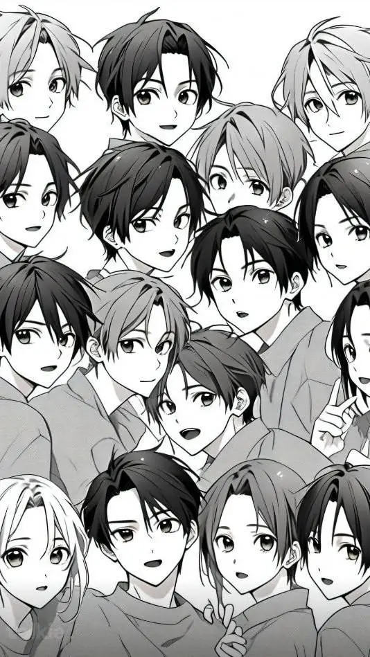 ai character: boys and girls  background