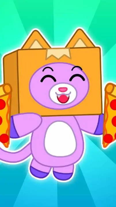 ai character: Lankybox  background