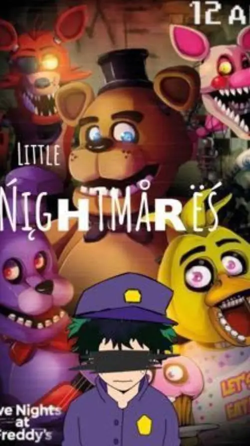 ai character: fnaf x mha?? background