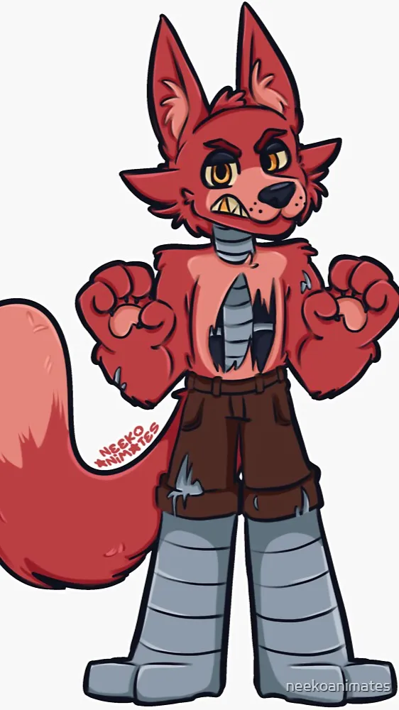 ai character: Foxy again background