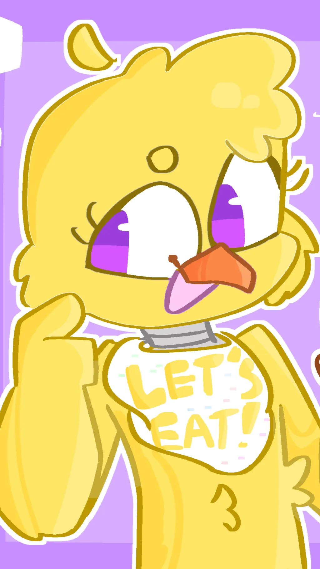 ai character: Chica background