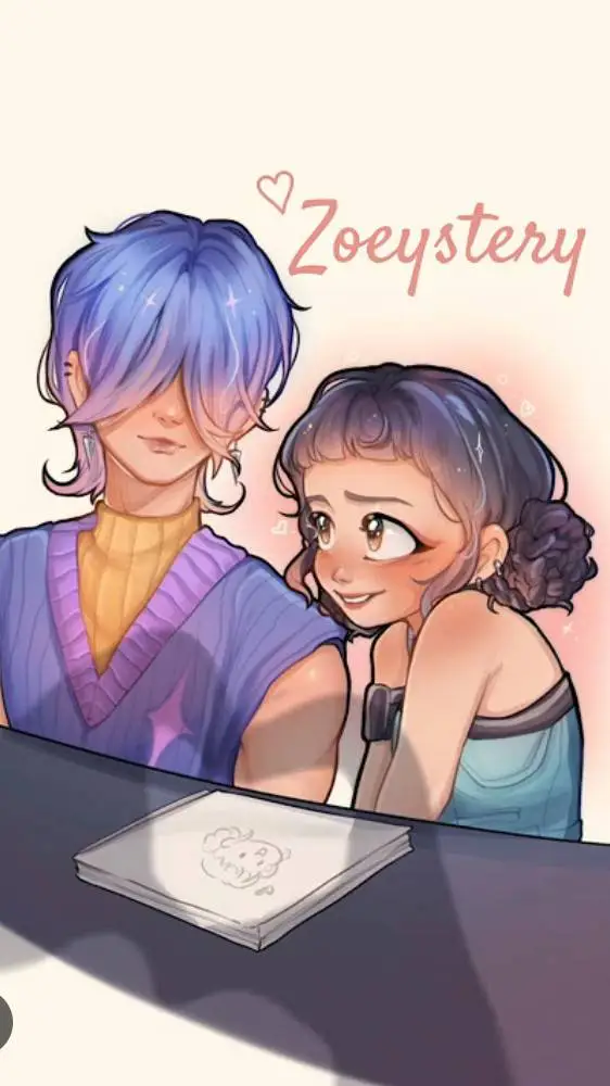 ai character: Zoeystery background