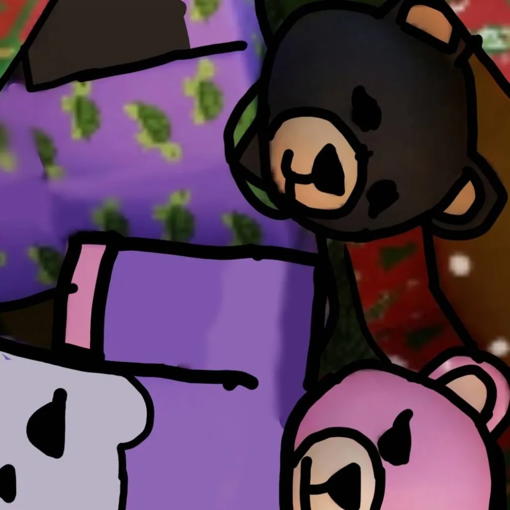 chat with ai character:  three teddy bears