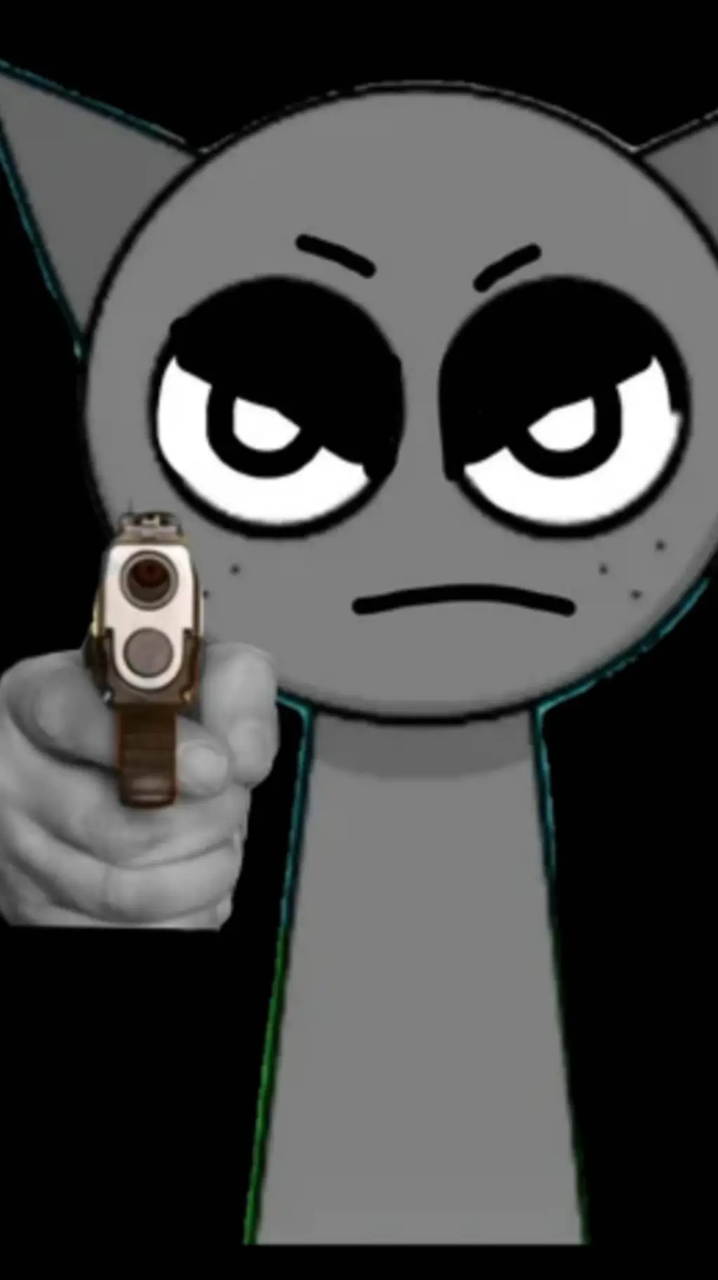 ai character: sprunki but fight  background