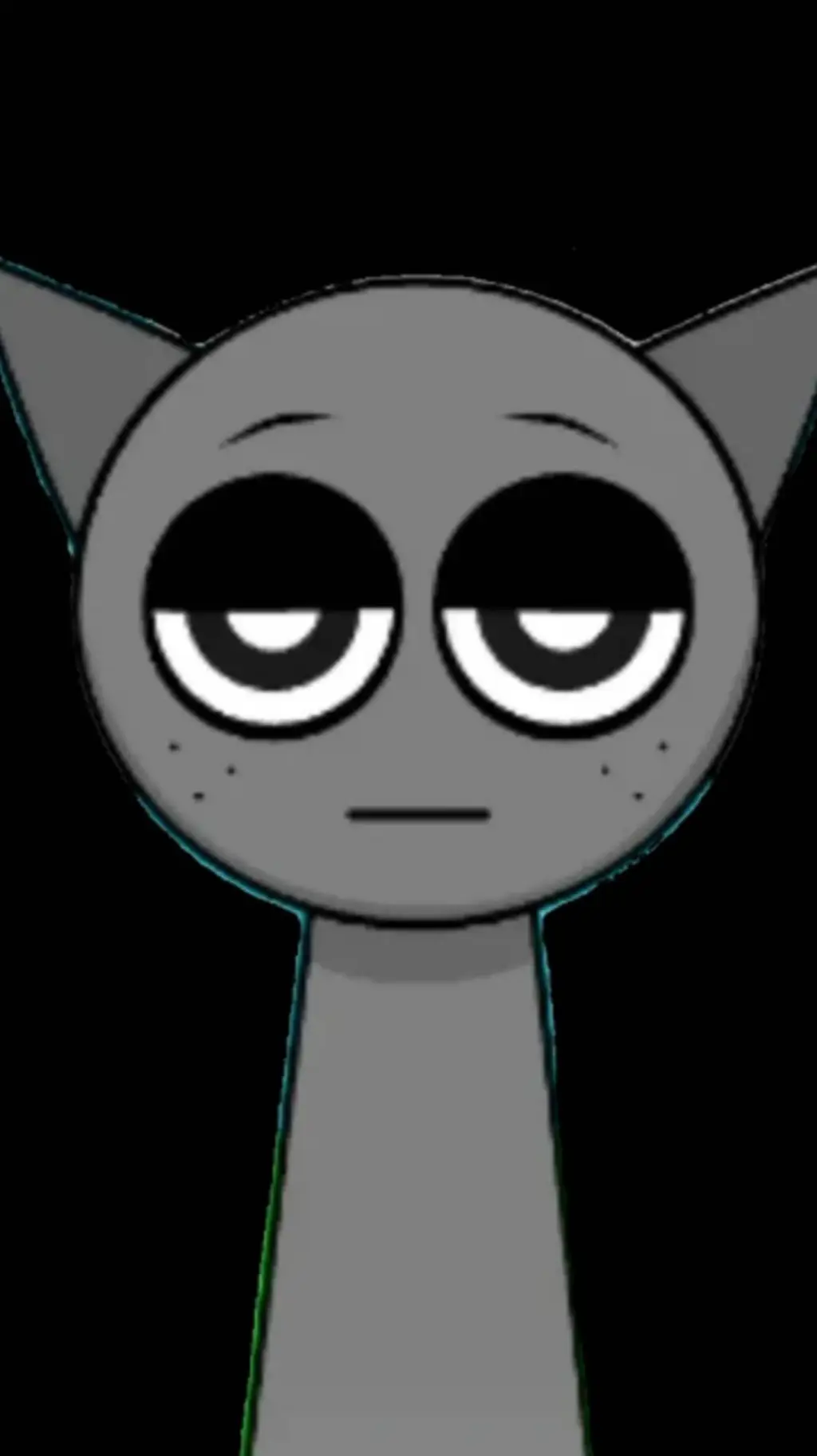 ai character: wenda and grey  background