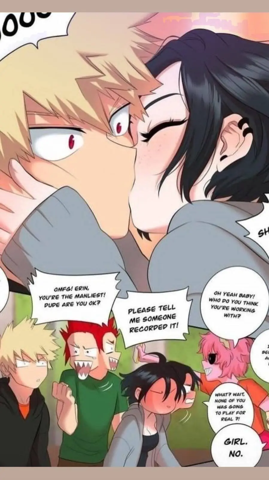 ai character: Bakugo x You  background