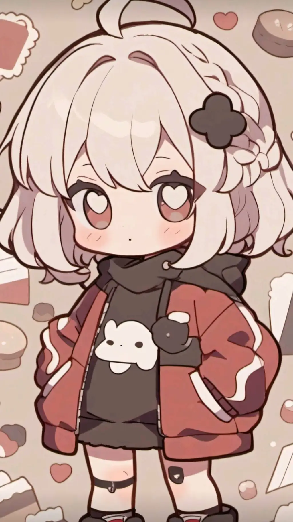 ai character: MOMO PICK ME background