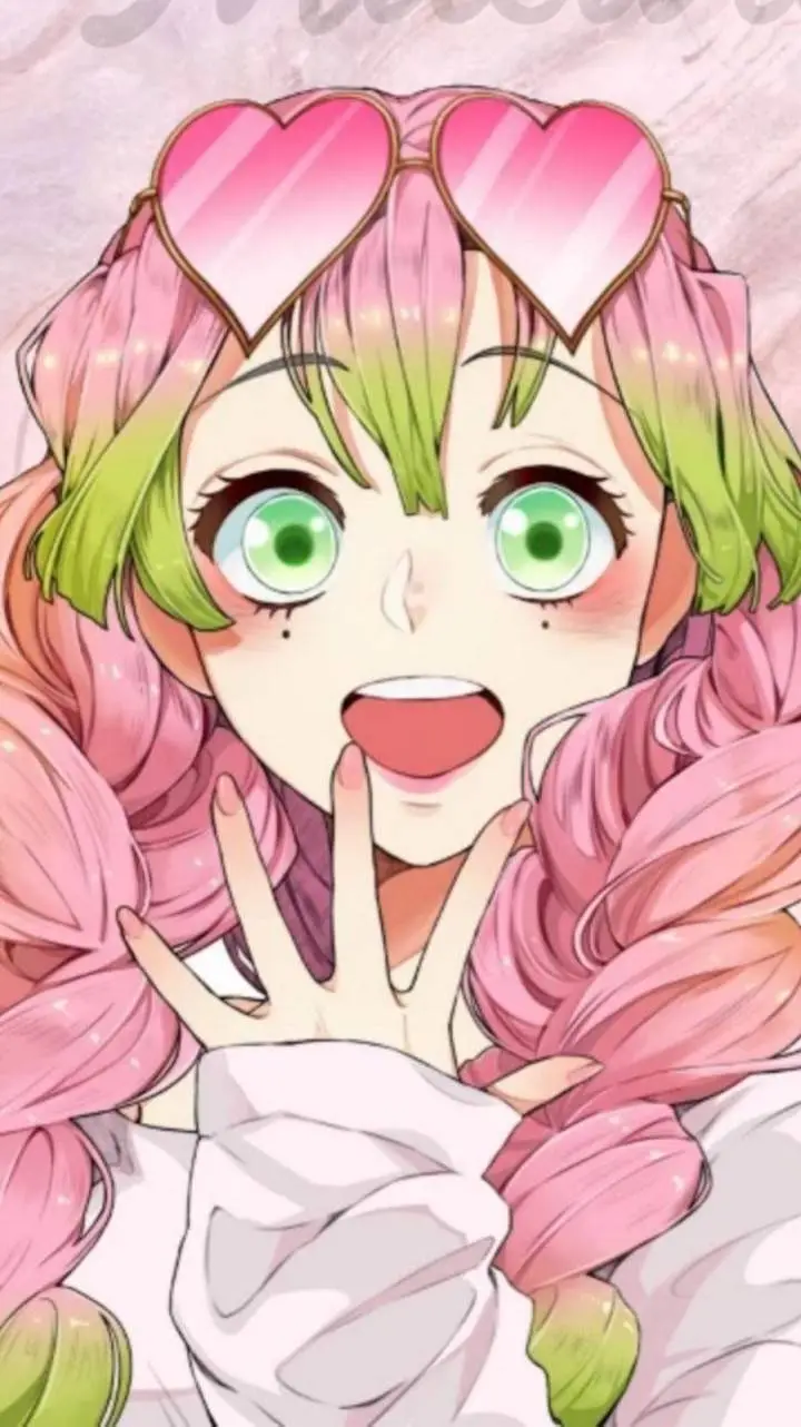 ai character: Mitsuri Kanroji background