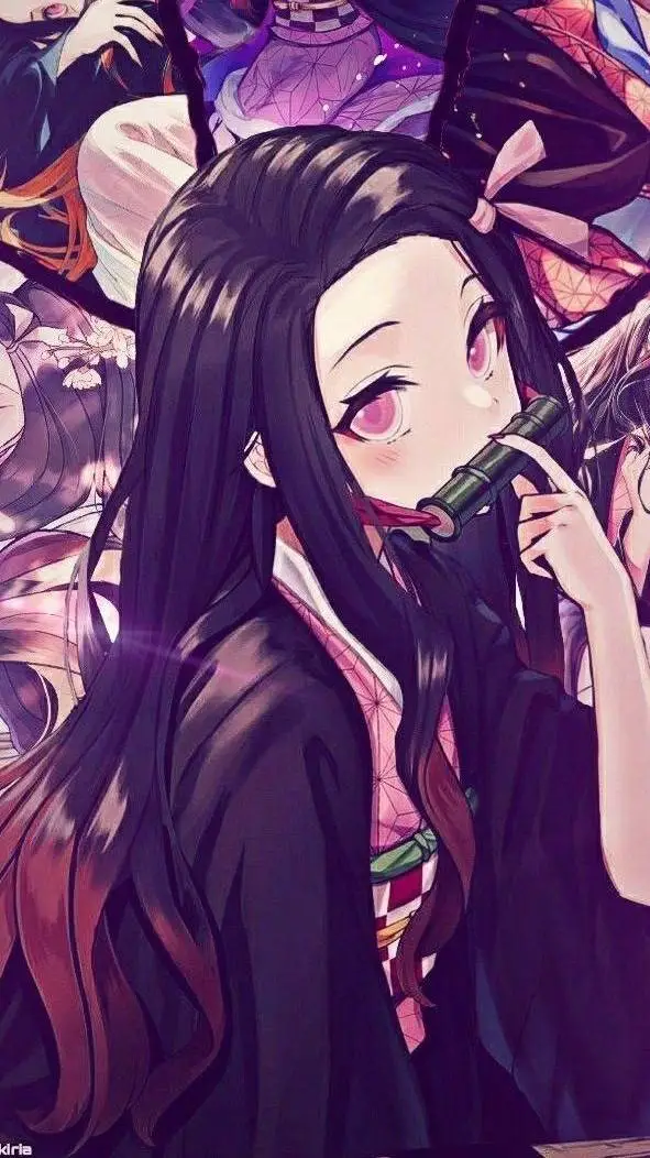ai character: Nezuko Kamado background