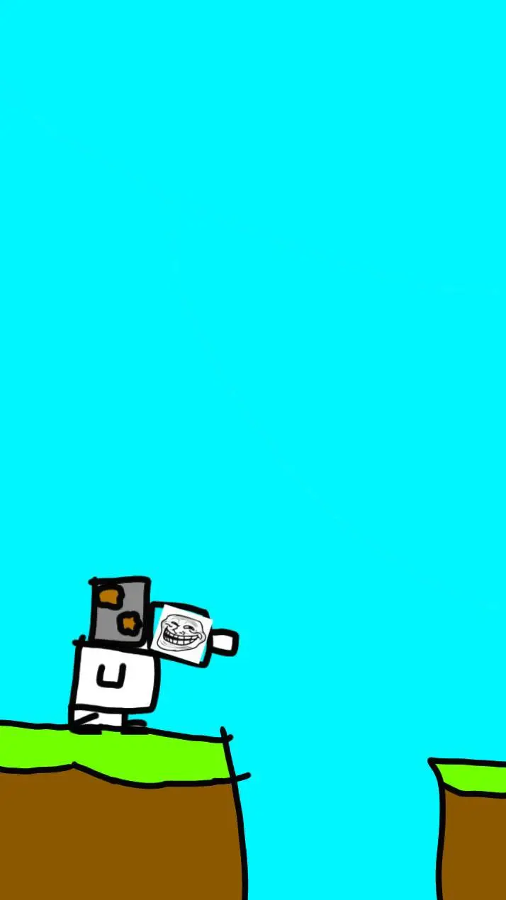 ai character: skyblock background