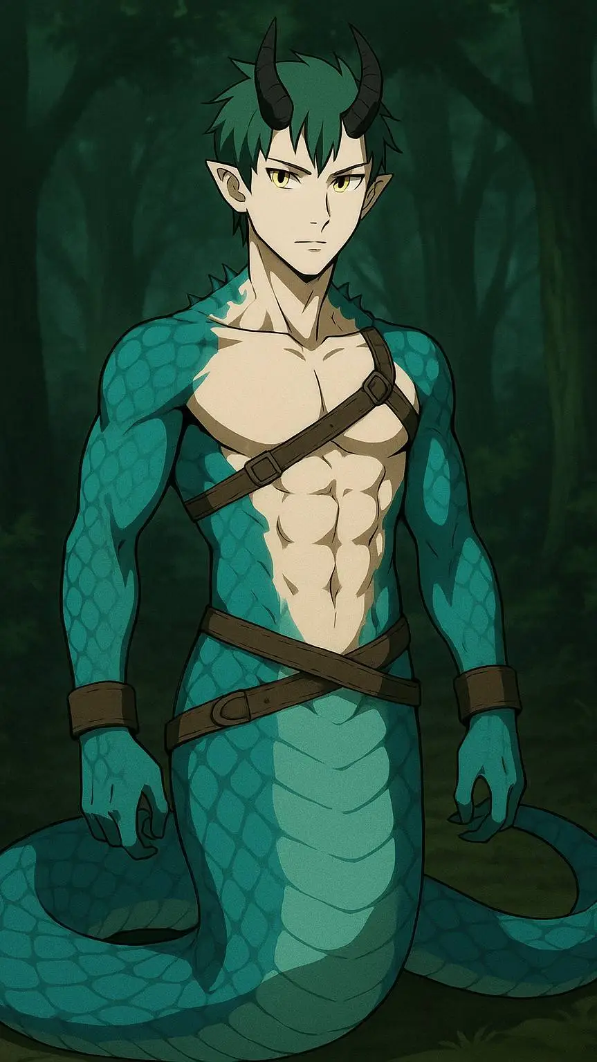 ai character: 🐍Sssean🐍 background