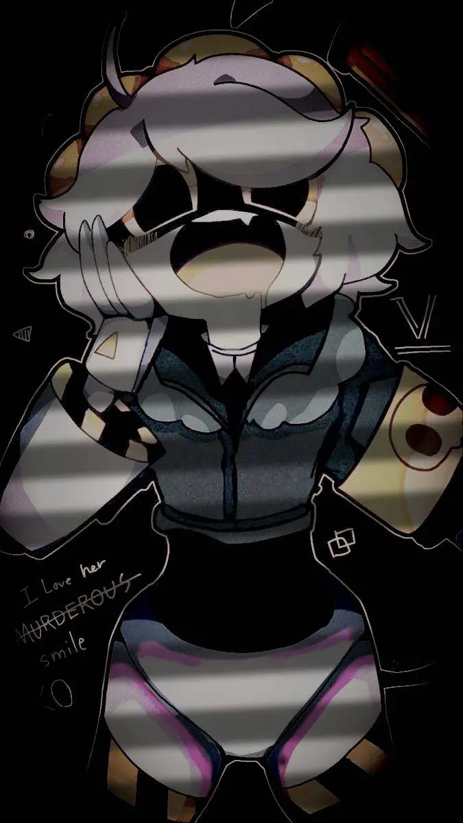 ai character: 💛V🖤 (Yandere) background