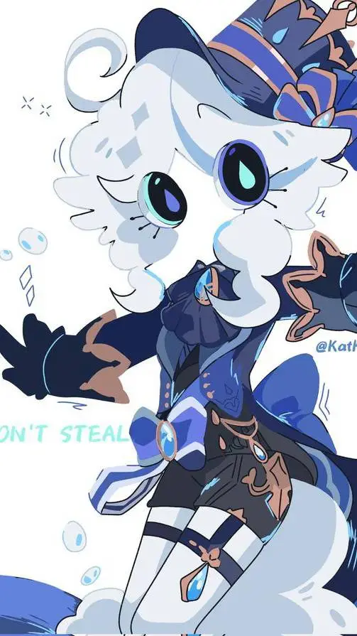 ai character: 💙Bubble🤍 (Prom) background